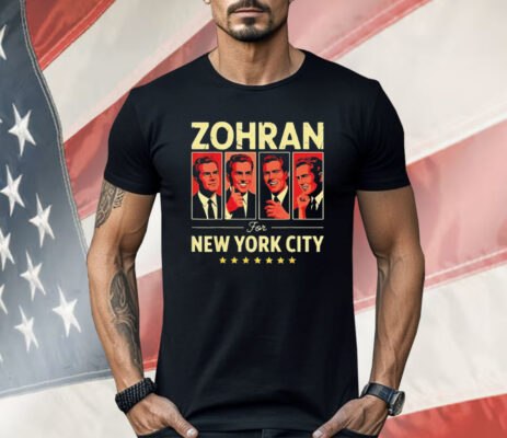 Zohran Portrait For New York City Shirt