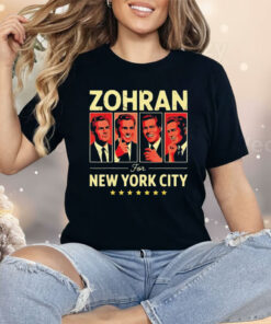 Zohran Portrait For New York City Shirt