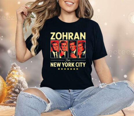 Zohran Portrait For New York City Shirt