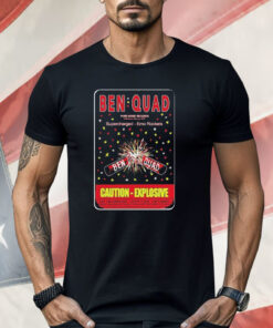 Ben Quad M80 Caution Explosive Supercharged Emo Rockers Shirt