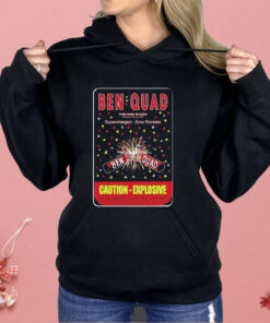 Ben Quad M80 Caution Explosive Supercharged Emo Rockers Shirt