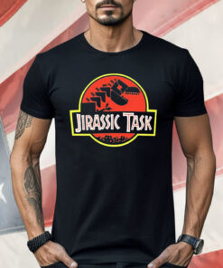 Drjclau Wearing Jirassic Task Shirt