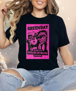 Green Day March 19 2024 House Of Blues Anaheim CA Shirt