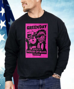 Green Day March 19 2024 House Of Blues Anaheim CA Shirt