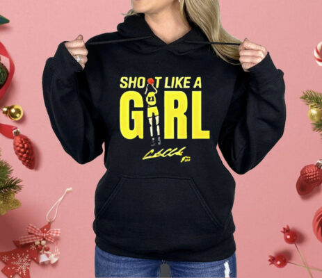Indiana Fever Caitlin Was Here Shoot Like A Girl Shirt