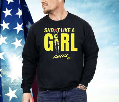 Indiana Fever Caitlin Was Here Shoot Like A Girl Shirt
