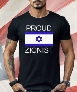 Israel Proud Zionist Black Shirt