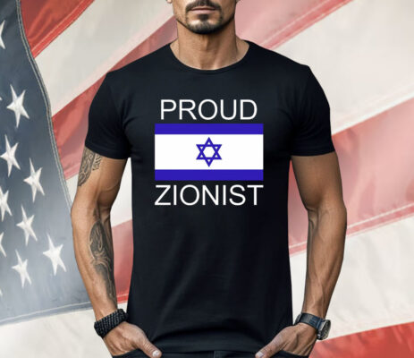 Israel Proud Zionist Black Shirt