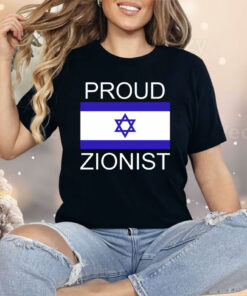Israel Proud Zionist Black Shirt