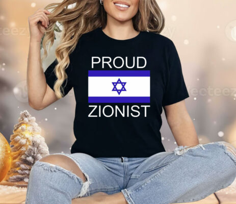 Israel Proud Zionist Black Shirt