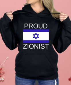 Israel Proud Zionist Black Shirt