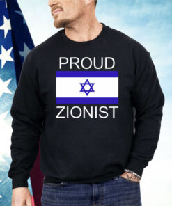 Israel Proud Zionist Black Shirt
