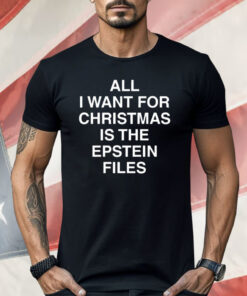 Kevin Flynn All I Want For Christmas Is The Epstein Files Shirt