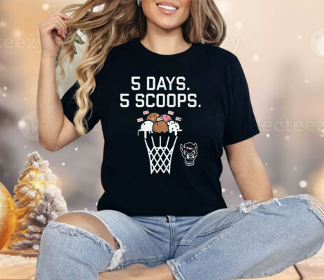 Nc State Basketball 5 Days 5 Scoops Shirt