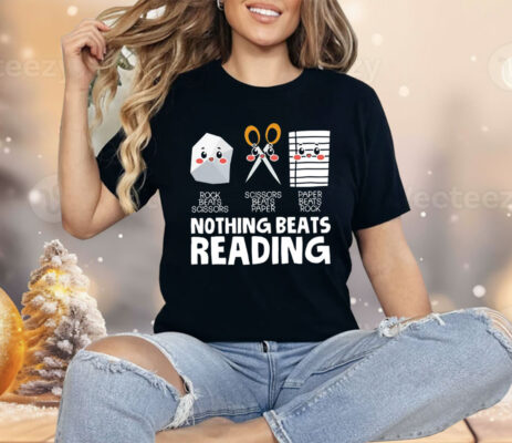 Nothing Beats Reading Rock Beats Scissors Shirt