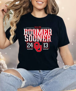 Oklahoma Sooners Vs Michigan Wolverines Boomer Sooner 2025 Shirt