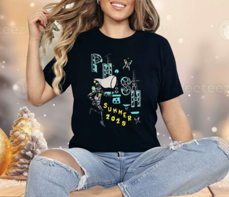 Phish Pollock Robot Butterfly Summer 2025 Shirt