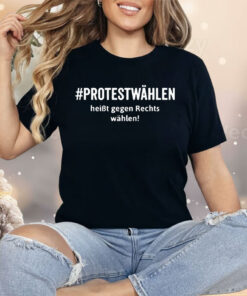 #Protestwählen Tailliertes Shirt