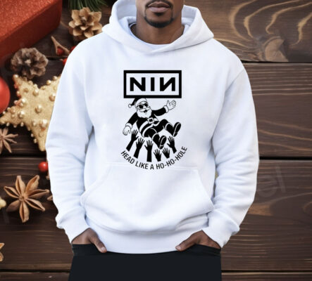 Santa Claus NIN Head Like a Ho Ho Hoe Christmas Shirt