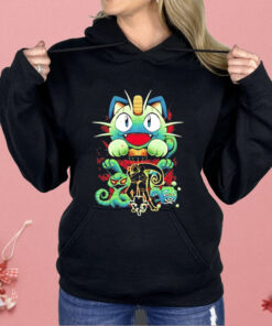 Team Rocket And Meowth Pokemon Shirt
