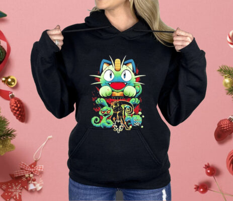 Team Rocket And Meowth Pokemon Shirt